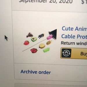 Phone cord protector bites